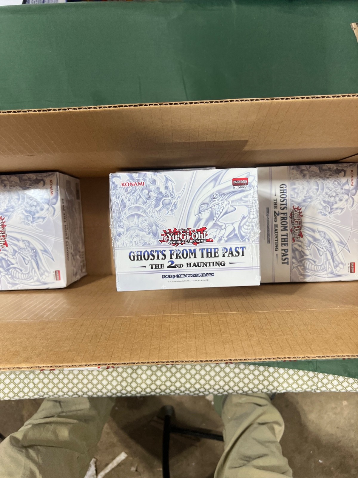 Yugioh Ghosts from the Past 2nd Haunting 1st Ed Display Box (From Fresh Case)