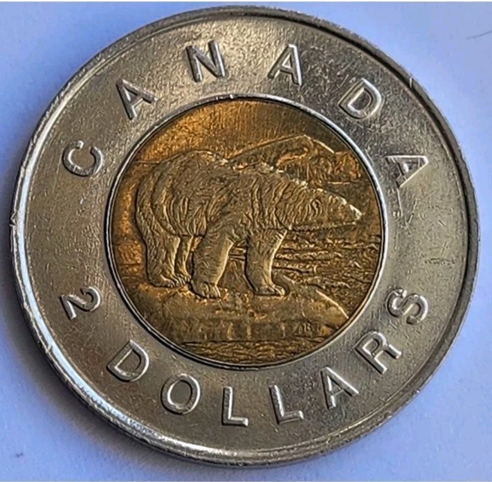1996 Canada 2 Dollar Coin
