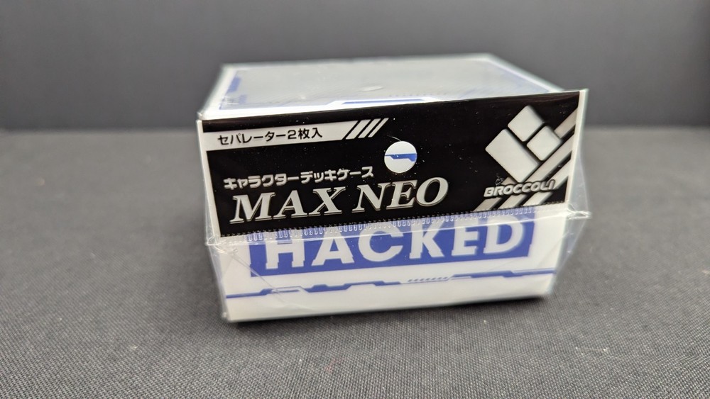 Character Deck Case MAX NEO Ghost in the Shell The Laughing Man Deck Box TCG