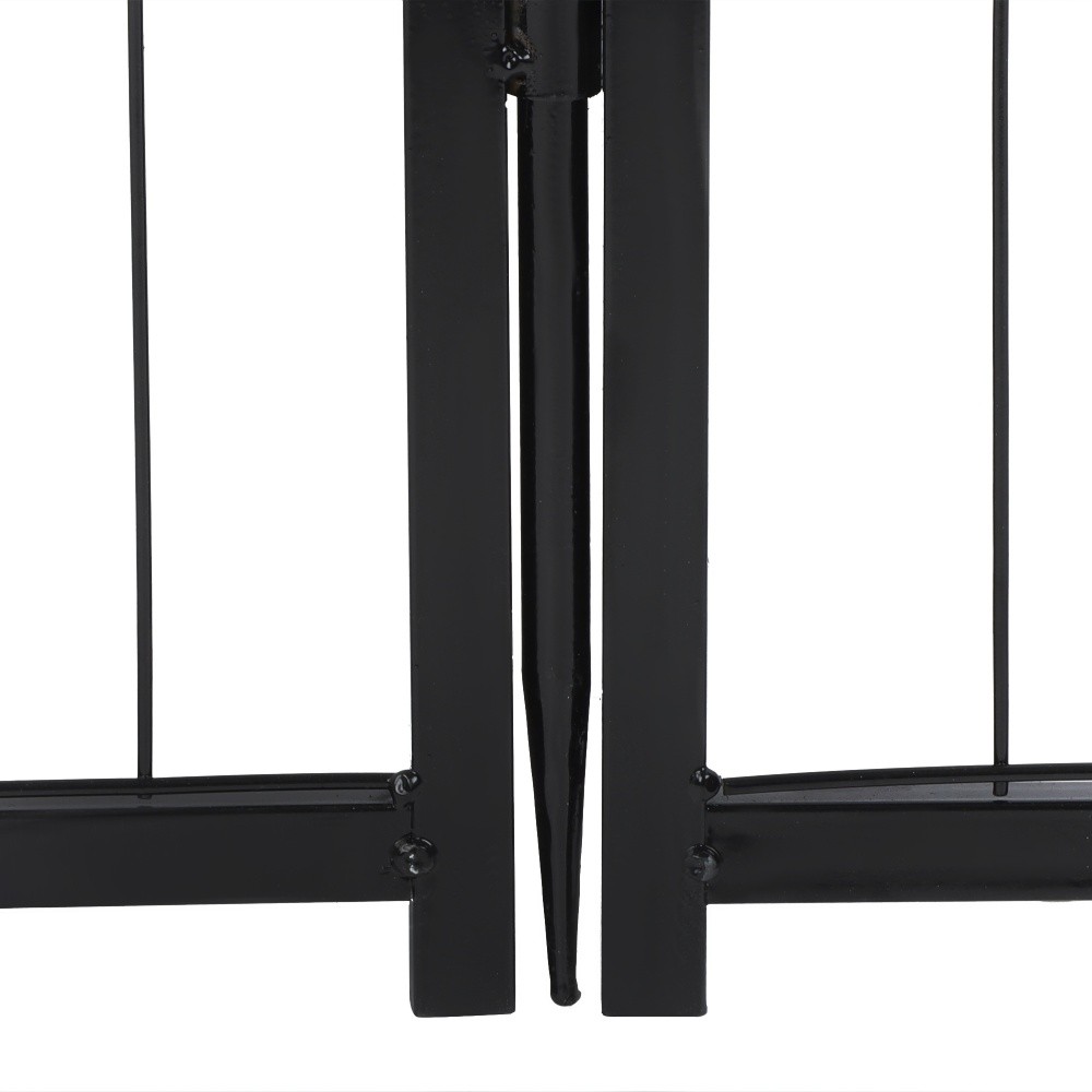 24"/32"/40" Dog Playpen 12/16/24/32 Panels Dog Pen Kennel Fence Outdoor Indoor