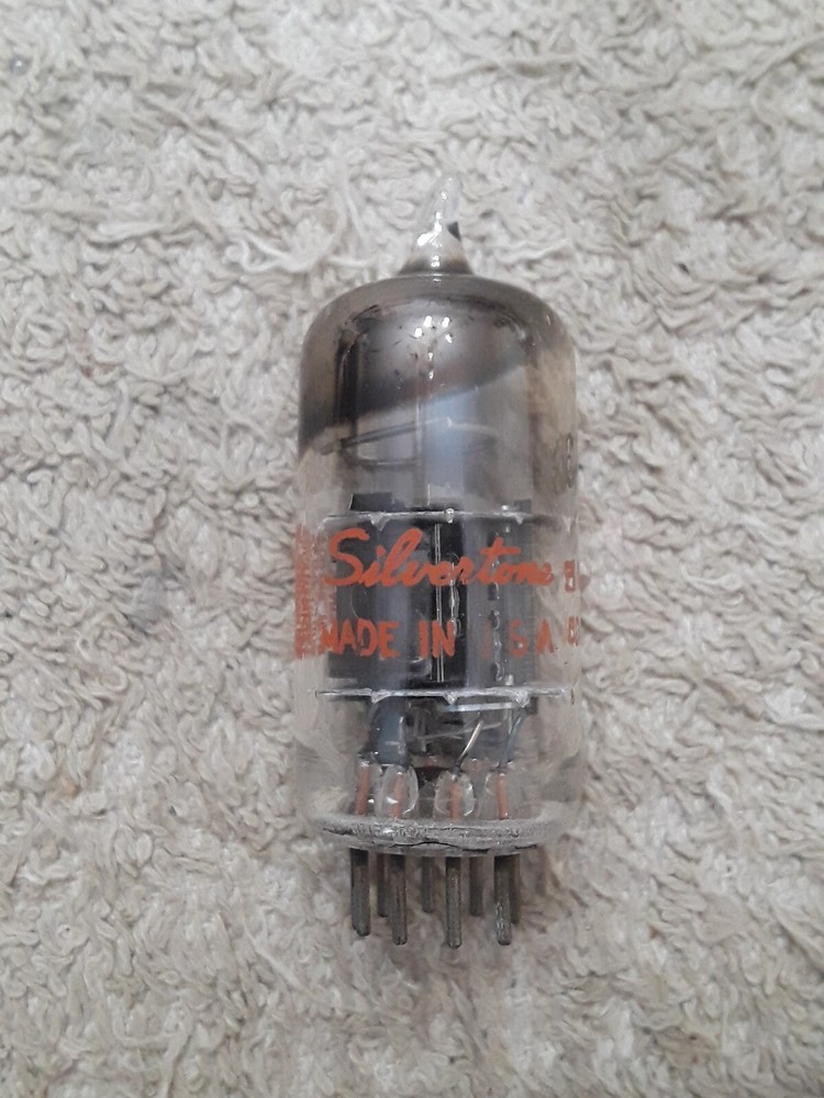 NOS Silvertone 6AM8 Vacuum Tube - White Box - Tested