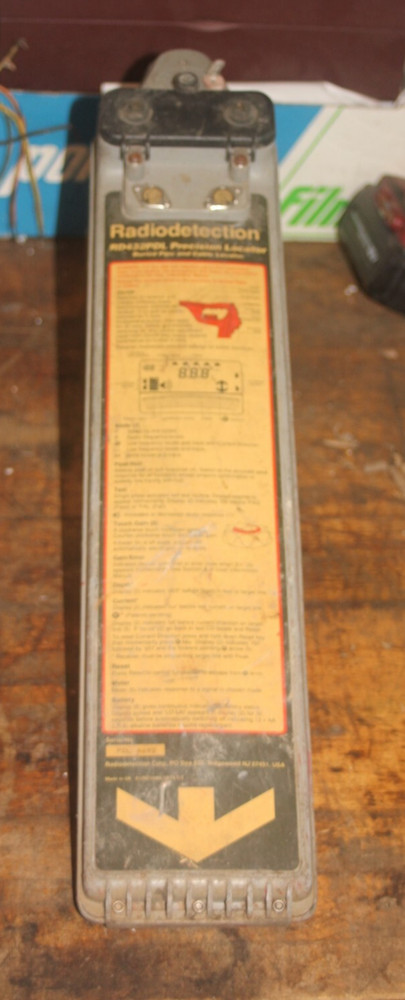 Radiodetection Precision Locator Depth Finder RD432PDL