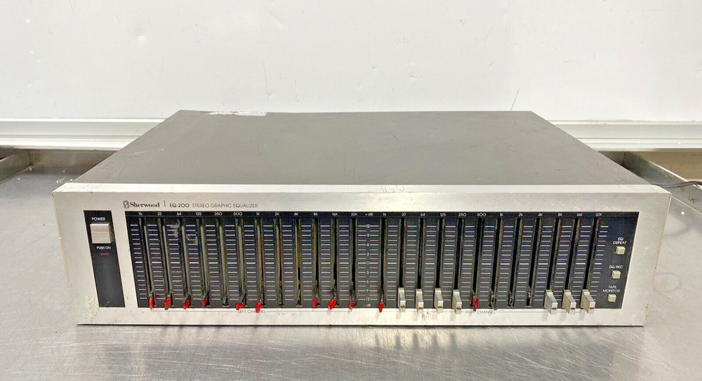 Sherwood EQ-200 Stereo Graphic Equalizer /Tested