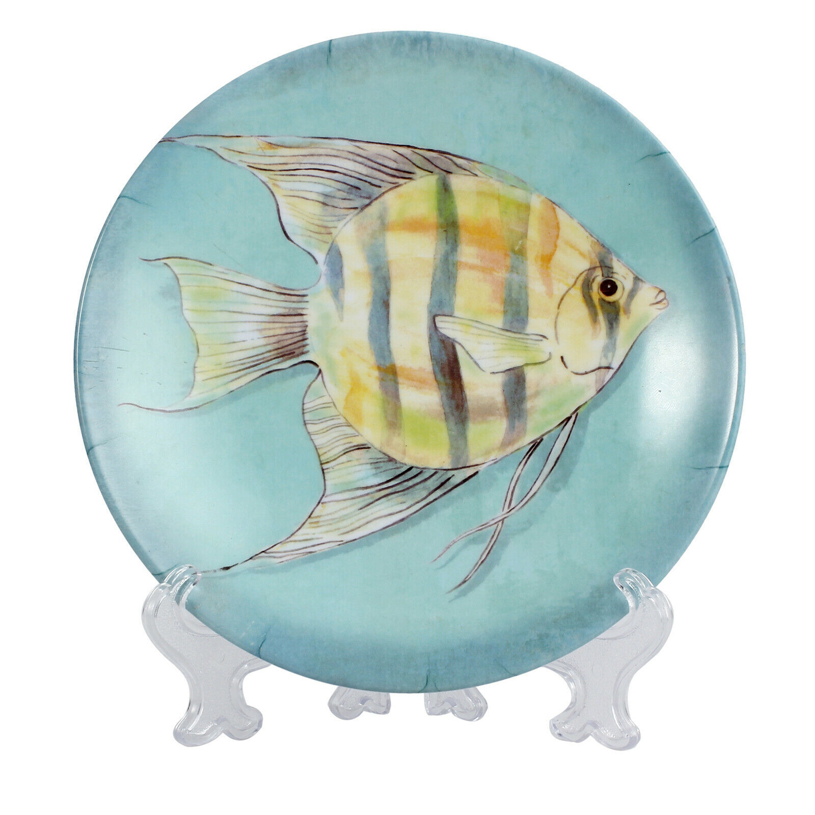 12Pcs 5" Tall Plastic Easel Display Stand Plate Holders For Photo Dish Art New