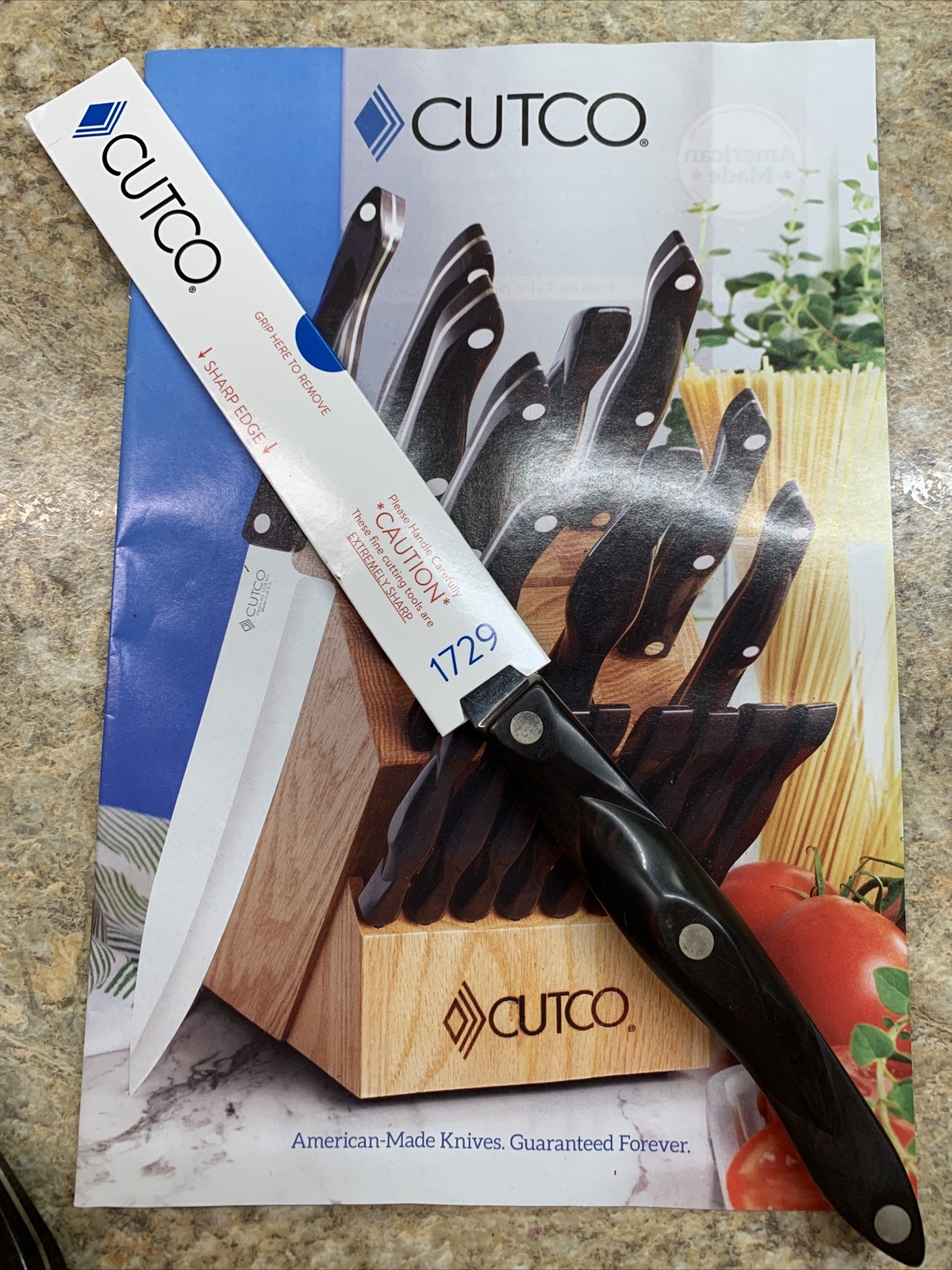 CUTCO 1729 Petite Carver Knife Classic/Black Factory Fresh Sharp! Choose Qty
