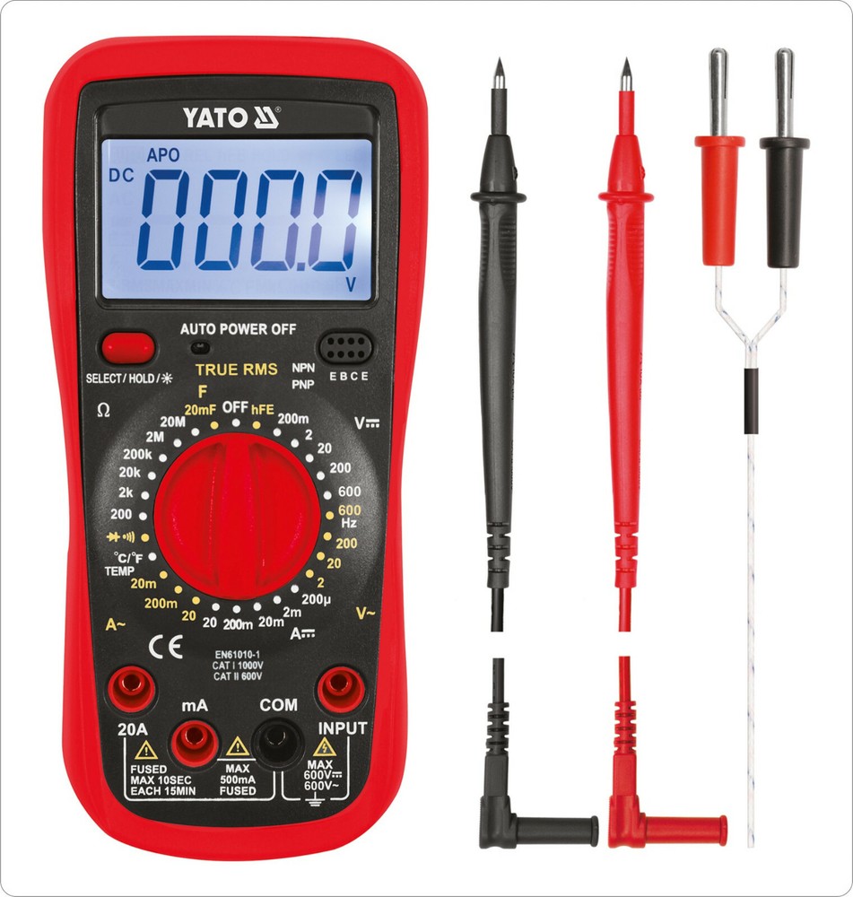 YATO YT-73083 Digital Meter Multimeter Current Meter Voltage Meter
