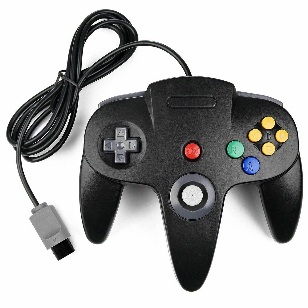 Wired N64 Controller Joystick GamePad Compatible With Nintendo 64 Game Console