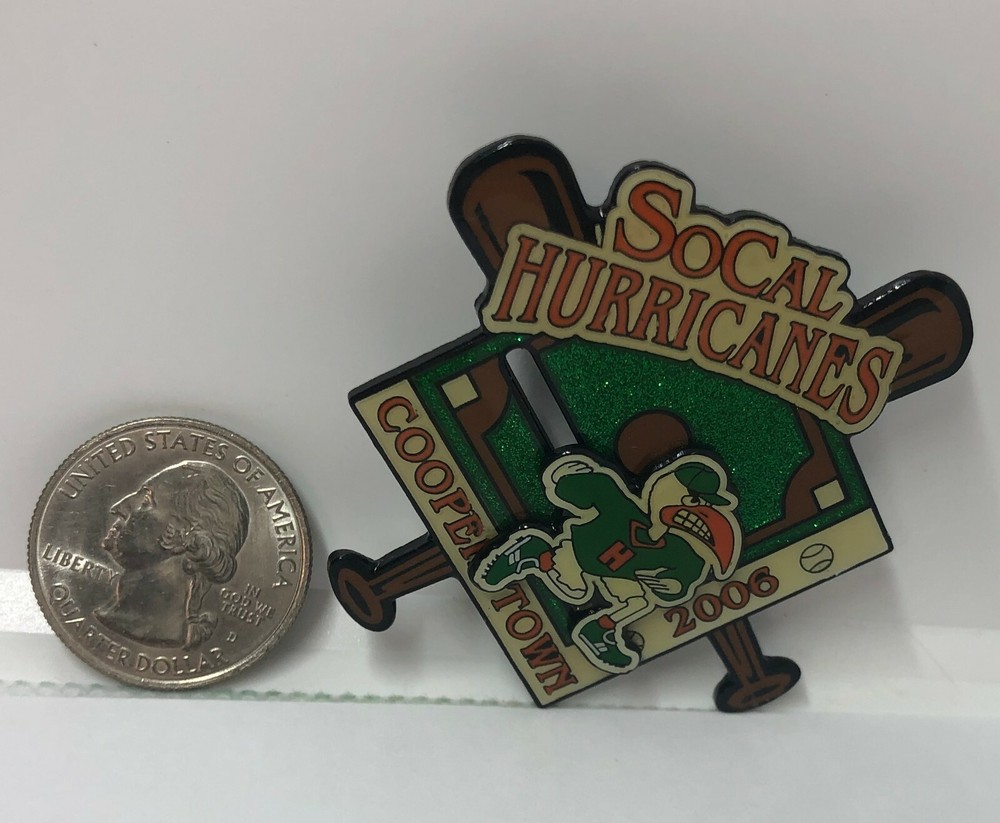 2006 Cooperstown So Cal Hurricanes Baseball Pin