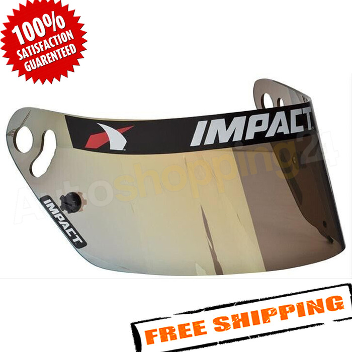 Impact Racing 19300905 Replacement Yellow Iridium Helmet Shield