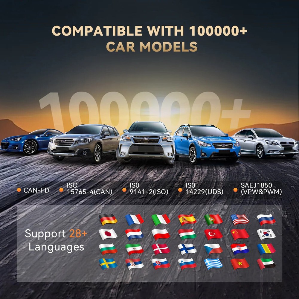 2026 ThinkScan 662 OBD2 Scanner Engine ABS,SRS,Engine,Transmissi Diagnostic Tool