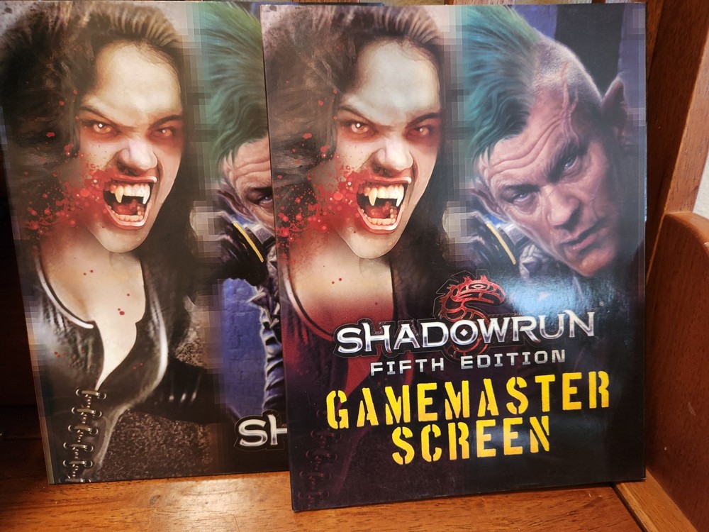 Shadowrun RPG 5th Edition Gamemaster GM Screen New!