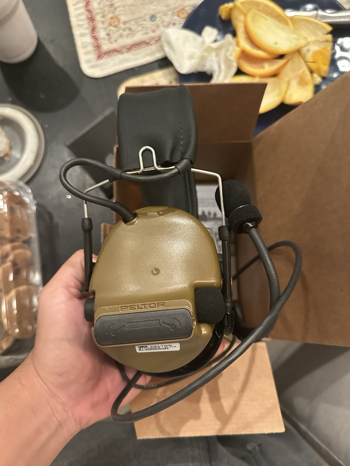 Peltor Comtac III Single Comm FDE