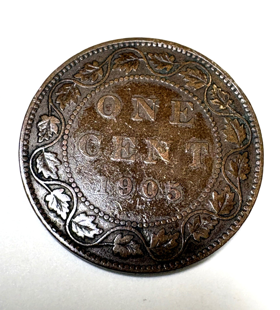 Canada 1905 One cent coin / King Edward VII