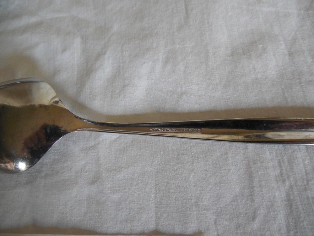 International stainless Polara vintage flatware 1972 48pc mod design
