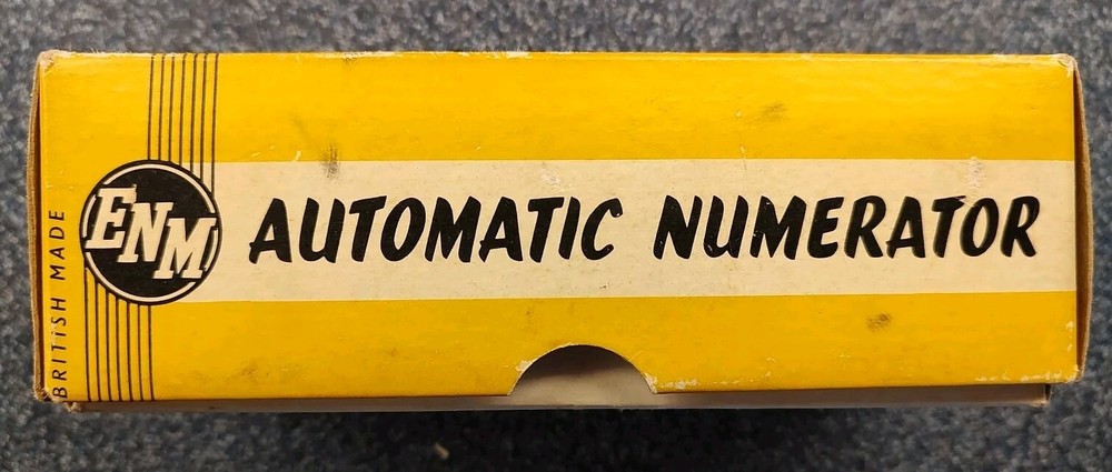 Automatic Numerator - Number Stamp Which Auto-Advances Number Each Stamp