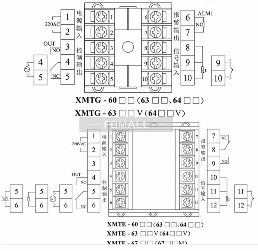 1Pcs New For AISET Temperature Controller XMTD-6411 E 0-400℃