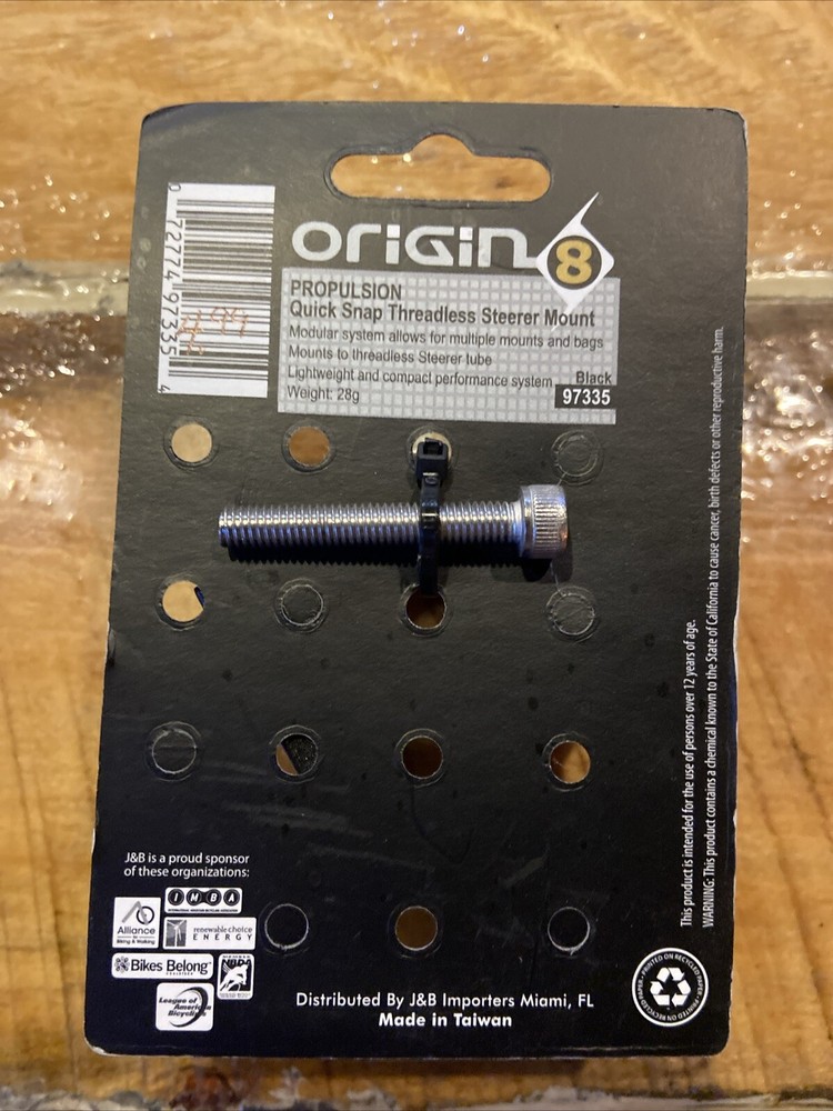 Origin8 Propulsion Quick Snap Threadless Steerer Mount w/5mm bolt.