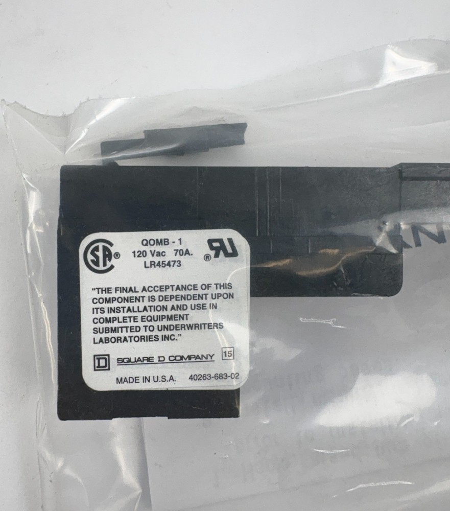 Square D QOMB1 Plug-on Mounting Base Circuit Breaker Accessory