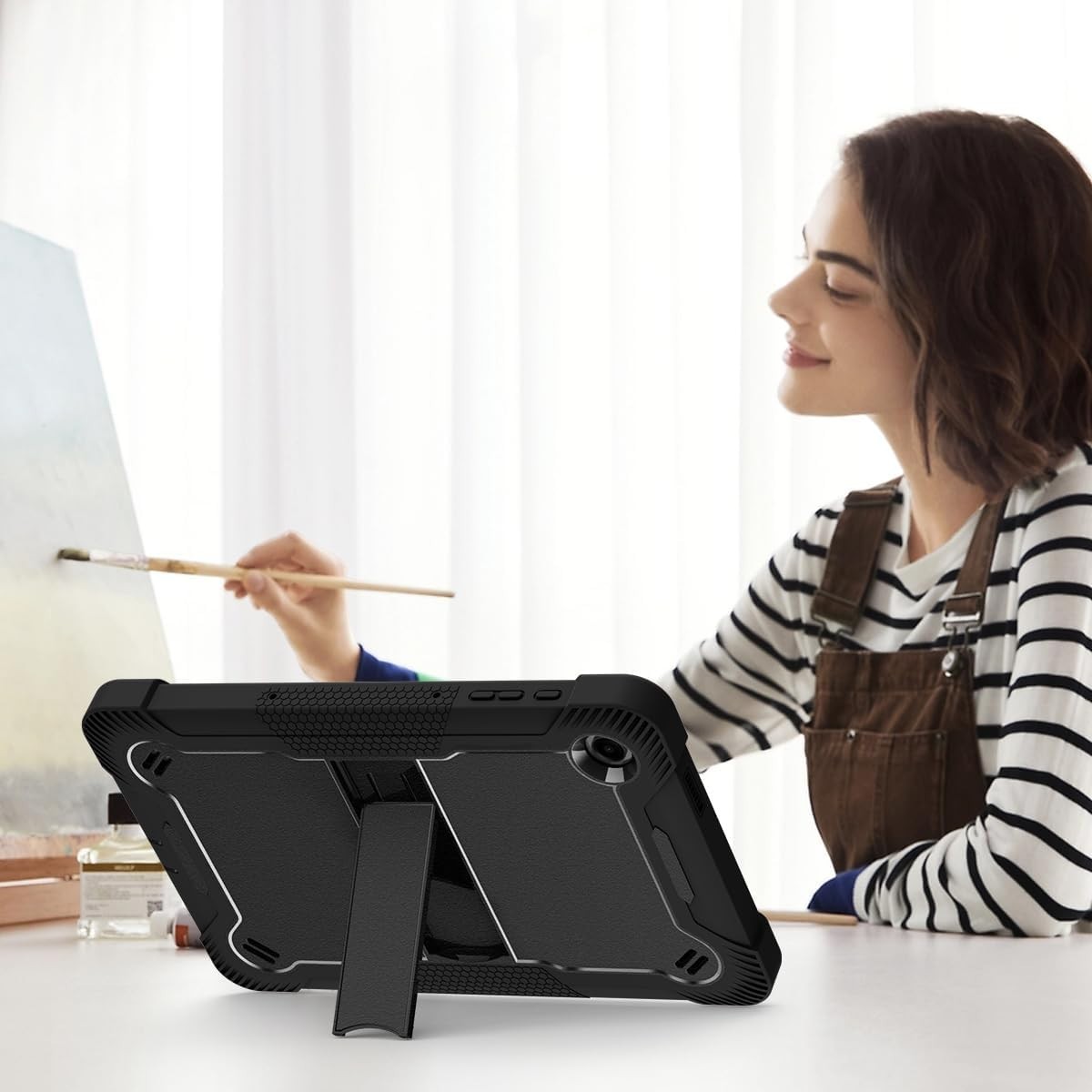 For T-Mobile REVVL Tab 2 5G 10.1" Heavy Duty Case Stand Cover Screen Protector