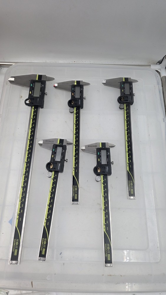set Mitutoyo Absolute Digimatic Caliper aos Untested