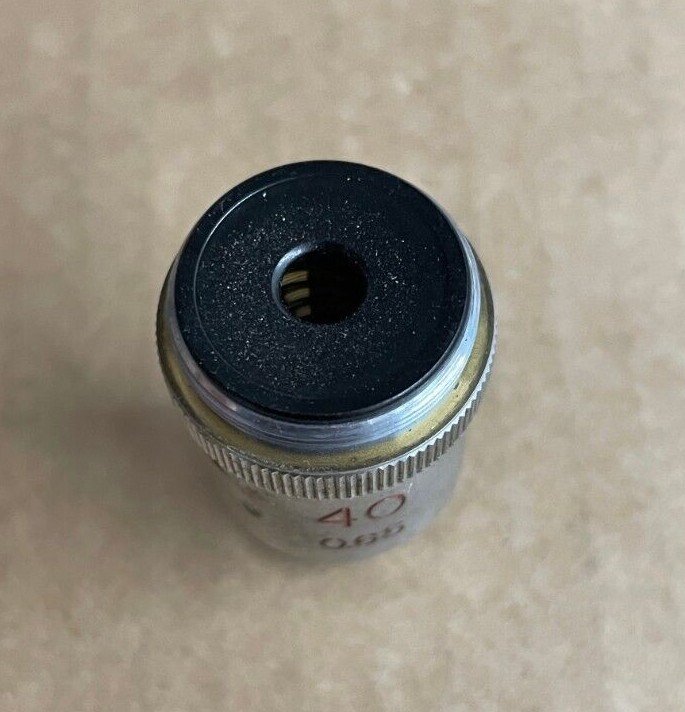 Swift 656344 Microscope Objective Lens 40x 0.65 - Two Red Stripes