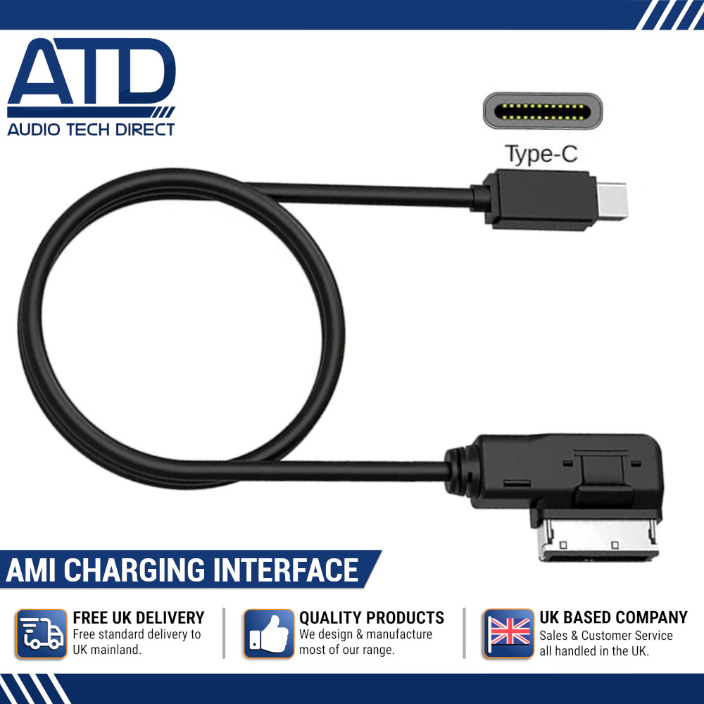 MMI USB-C For VW Passat B6 B7 CC Tiguan Jetta Charging Interface Cable Type-C