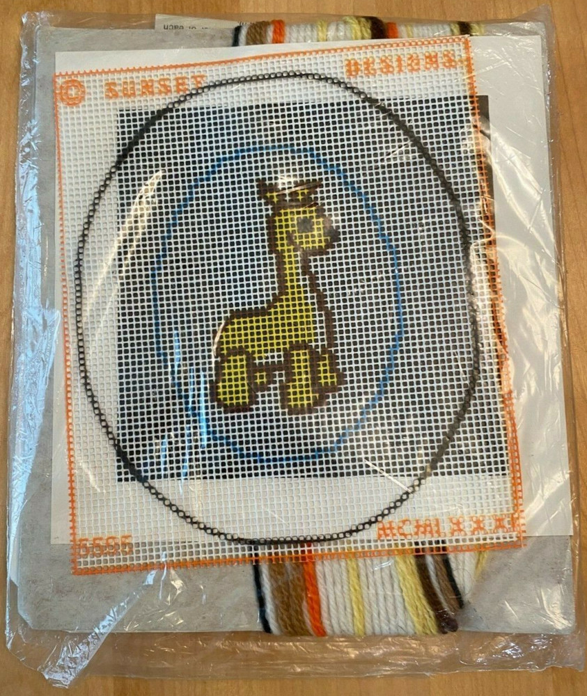 Jiffy Needlepoint MY TOY GIRAFFE Kit 5595