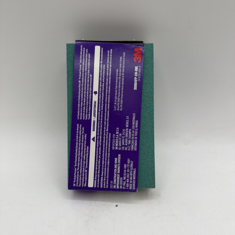 3M Pro Grade Precision Drywall Dust Channeling Sanding Sponge Fine 2 Pack