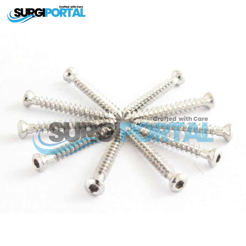 4.0MM Cancellous Screws Full Thread 130 Pcs Different Lengths
