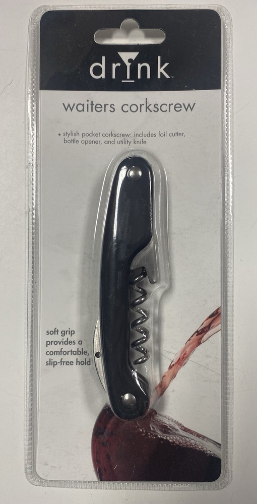 Corkscrew Waiters Bottle Opener Utility Knife Multipurpose