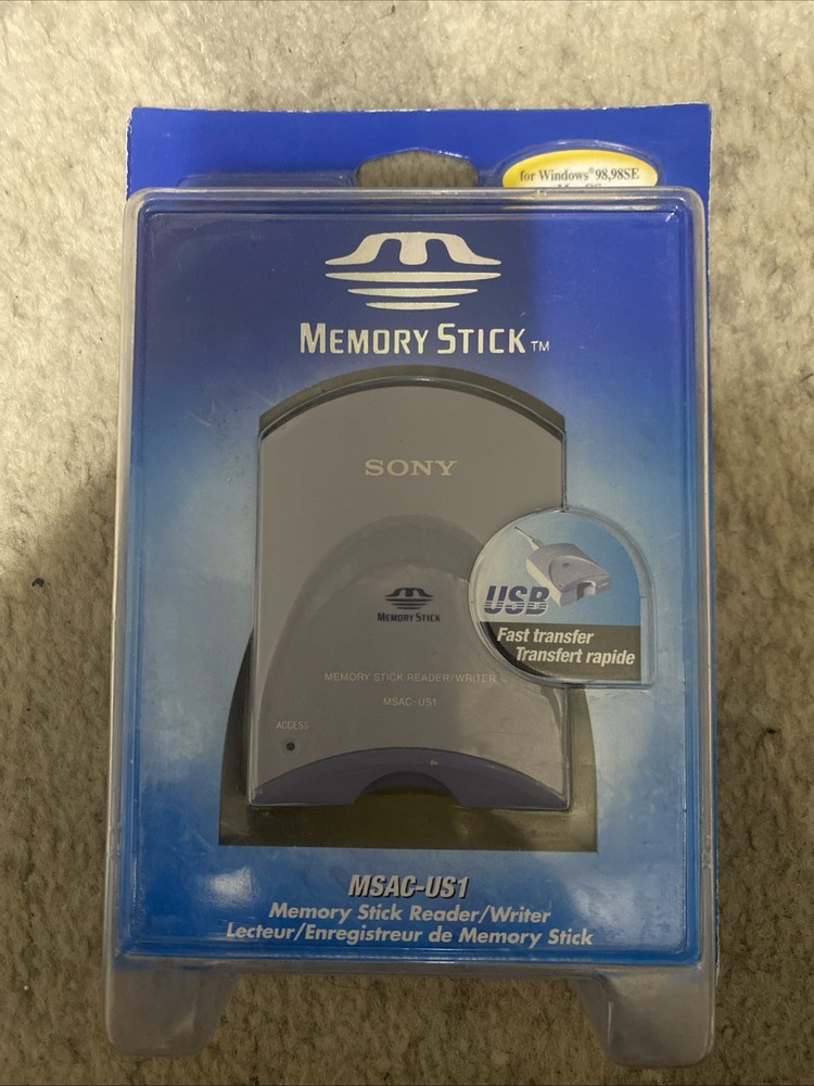 Sony USB Memory Stick Reader Writer  (MSAC-US1A) - New Sealed