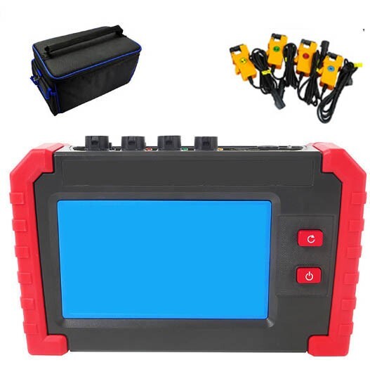 Power Quality Meter Analyzer Recorded Waveforms and Parameters Current Clamp 10A