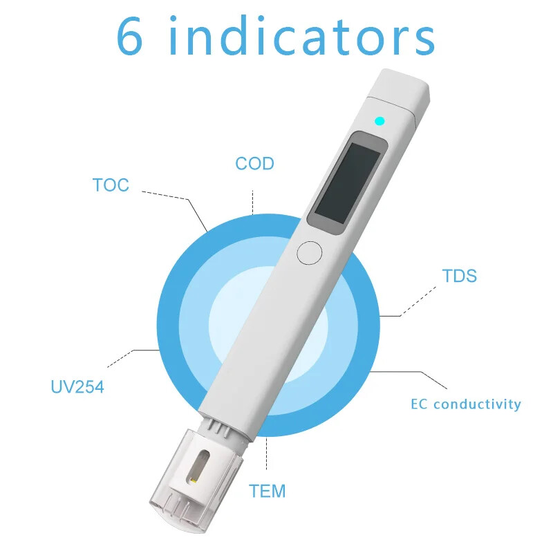 Water Quality Analyzer TOC/COD/TDS/UV254/EC Meter Water Quality Tester Detector