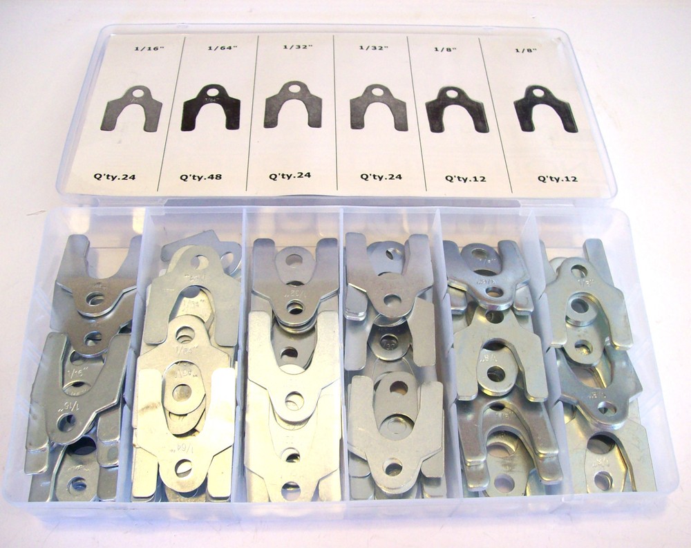 144pc ALIGNMENT BODY SHIM ASSORTMENT CAMBER CASTER TOE