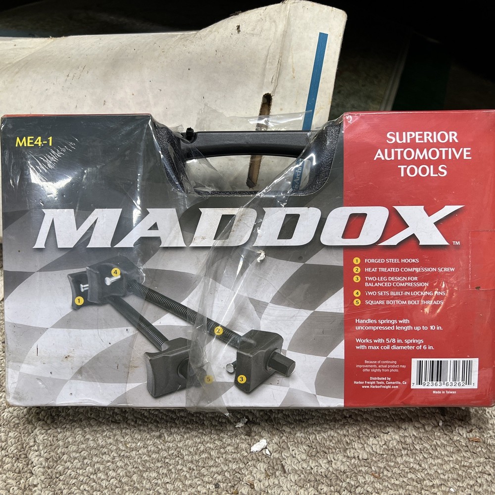 Maddox 2PC MacPherson Strut Spring Compressor Set ME4-1 Superior Auto
