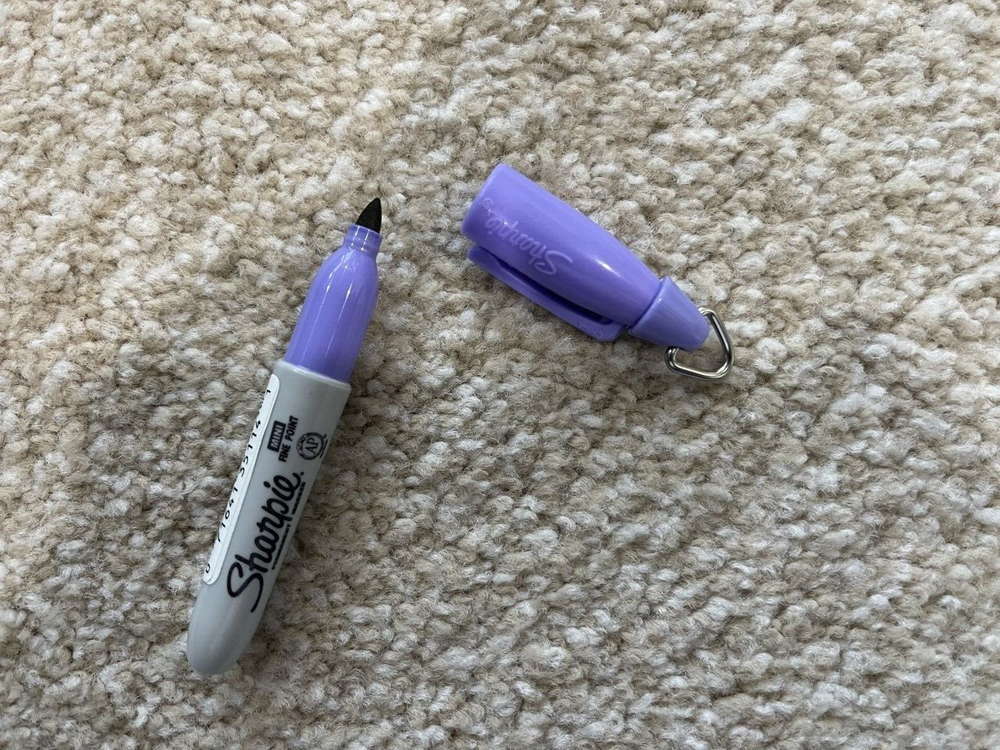 Sharpie 35114 Lilac Mini Permanent Markers, Fine Point, 1 each