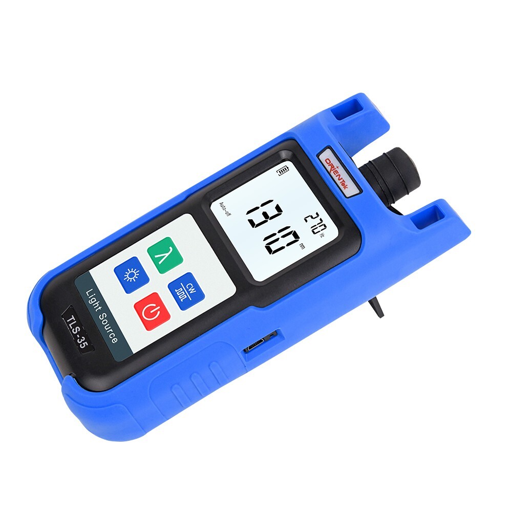 FTTH Fiber Optic Cable Loss Tester Orienek TLS-35 Singlemode Optic Light Source