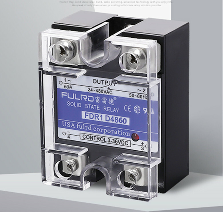 FULRD FDR1 D4860 60A DC-controlled AC single-phase solid state relay SSR-60DA