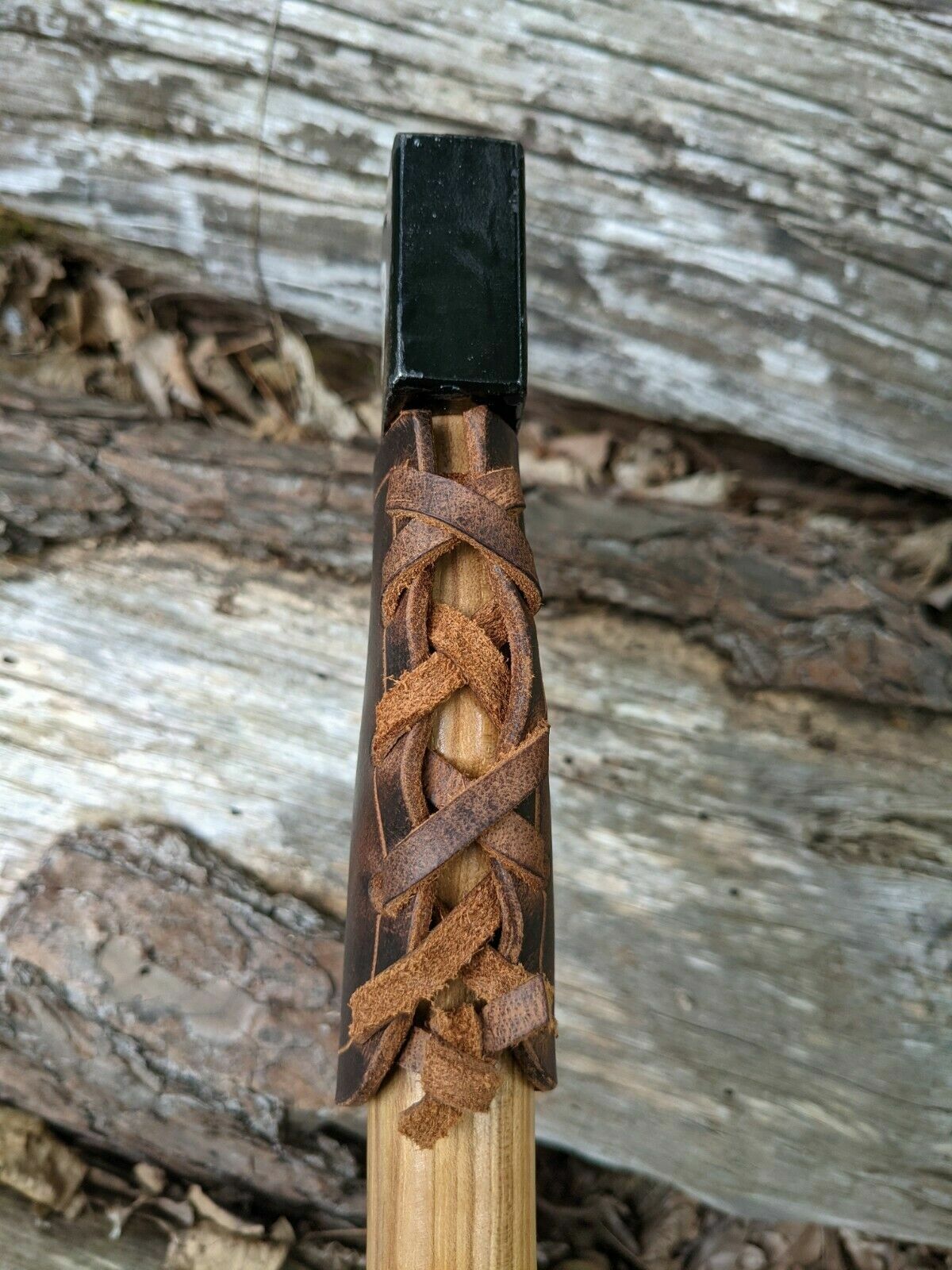 Cold Steel Trail Boss Leather Axe Handle Overstrike Guard (Axe Not Included)