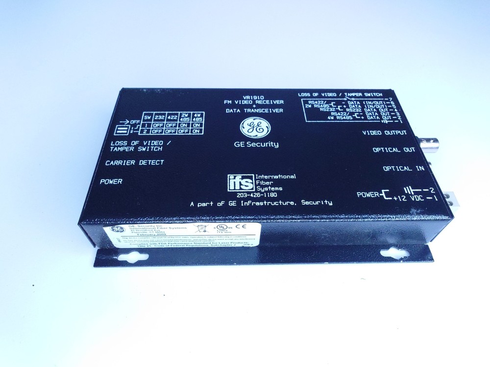 IFS VR1910 FM Video Receiver/Data Transceiver