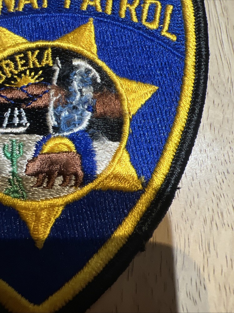 California Highway Patrol CHP Eureka Shoulder Uniform Patch
