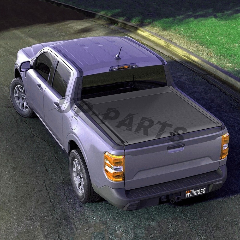 NEW 4.6FT Retractable Truck Bed Hard Tonneau Cover For 2022-2025 Ford Maverick