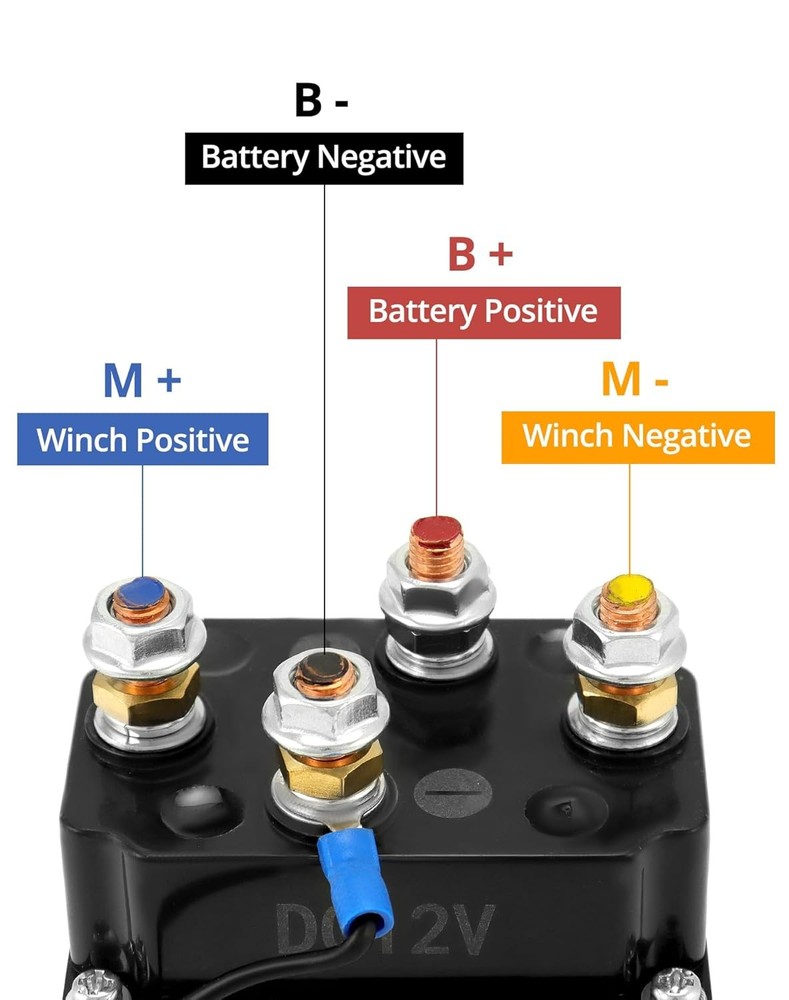 Wireless Winch Remote Control Kit Solenoid Relay Contactor