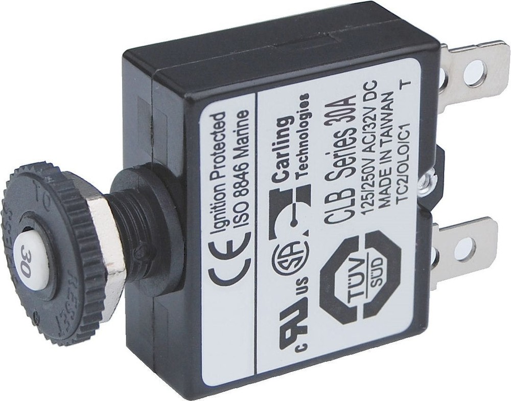 BLUE SEA 7059-BSS CIRCUIT BREAKER PUSH BUTT