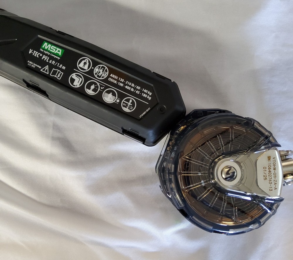 MSA Fall Safety Limiter Self-Retracting Lifeline V-Tec