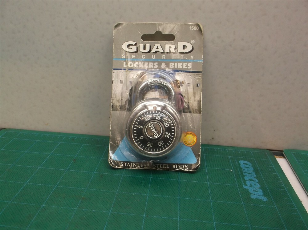 Guard Security 1500 Dial Combination Padlocks 2 inch Security Lock