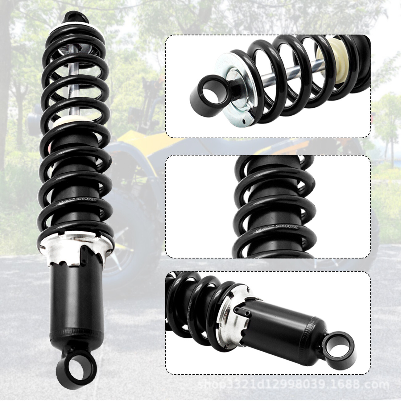 Front & Rear Shocks Absorbers Set for Polaris RZR 800 2008 -2013 7043340 7043761