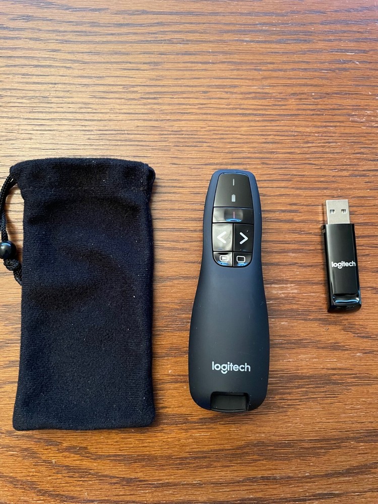 Logitech R400 Wireless Presenter Remote Control with Laser Pointer