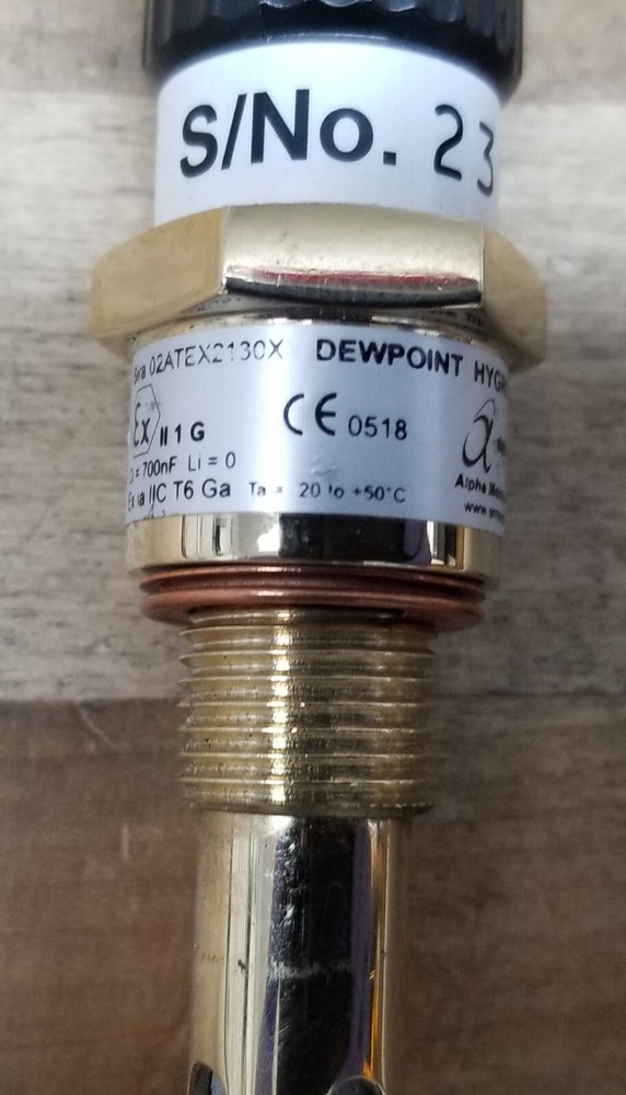 SHAW AlphaMoisture Systems Dewpoint Hygrometer Sensor (READ)
