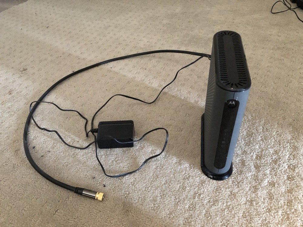 Motorola Cable Modem And TP-Link WiFi 6 Router